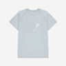 [더블 적립] OJOS Double Sleeves Raglan T-shirt Stone Blue