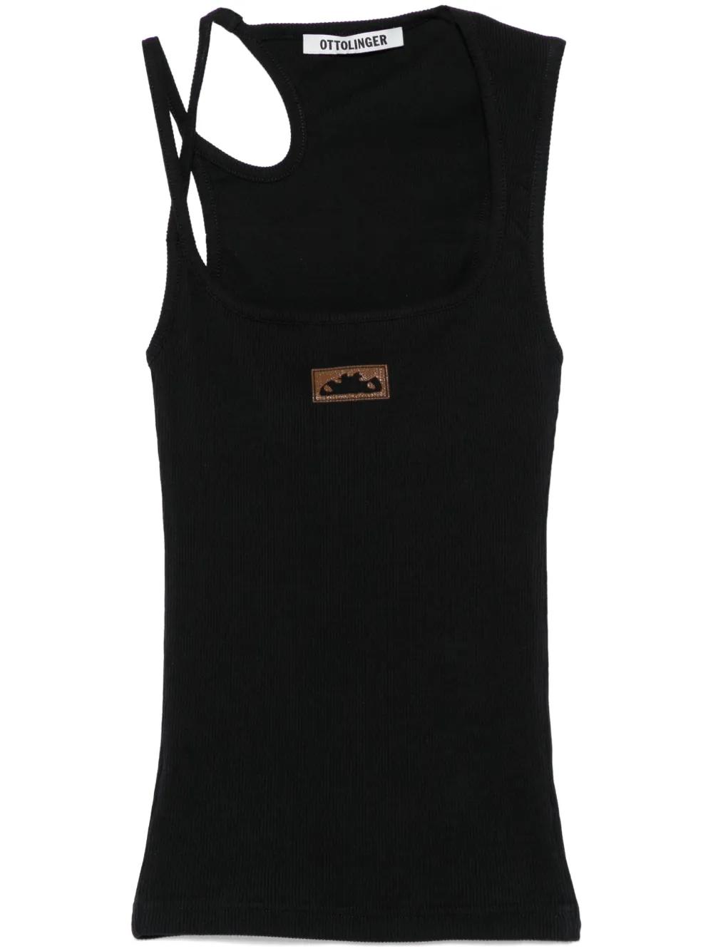 Ottolinger Dirndl Tank Top | Black | FARFETCH EG