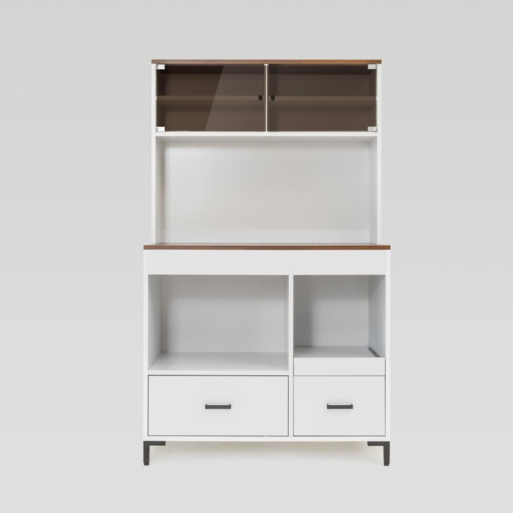 [데코라인] 이멘스 전자 렌지대 도어 수납장 1000