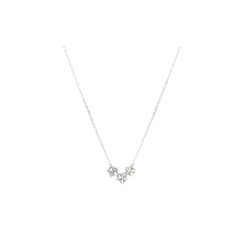 [silver92.5%] kiki. three starry Necklace