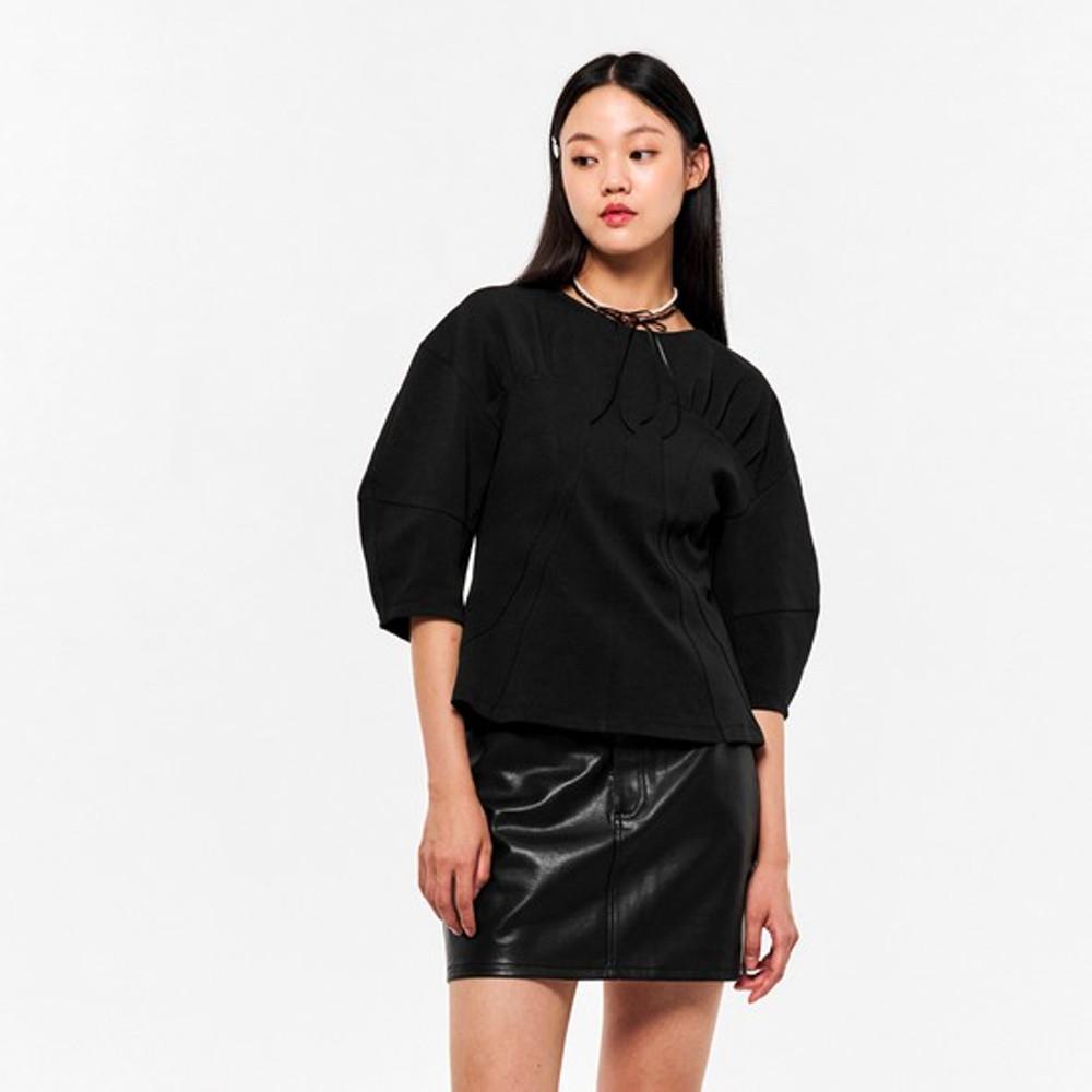 [제너럴아이디어] 페미닌 실루엣 블라우스 [BLACK]  WBC3L03502 : CJ온스타일