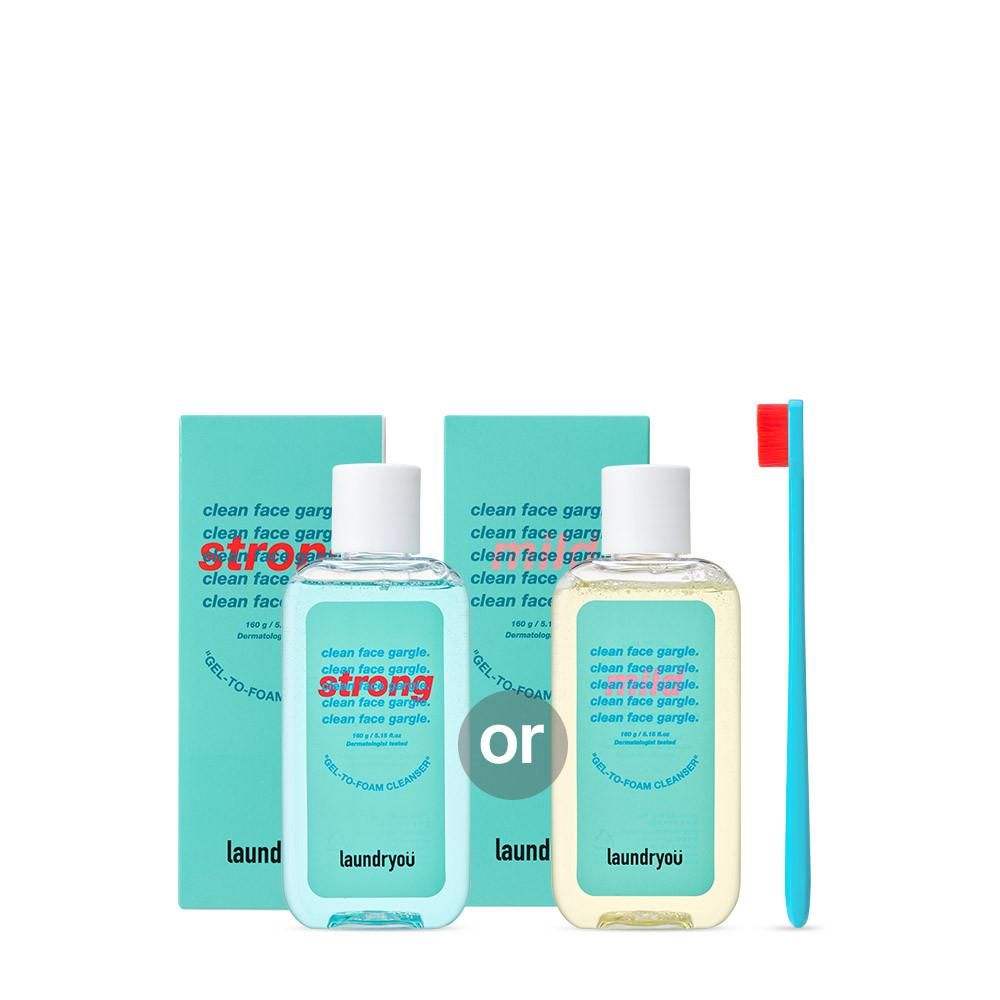 런드리유 페이스 가글(택1) + 모공 브러쉬 SET