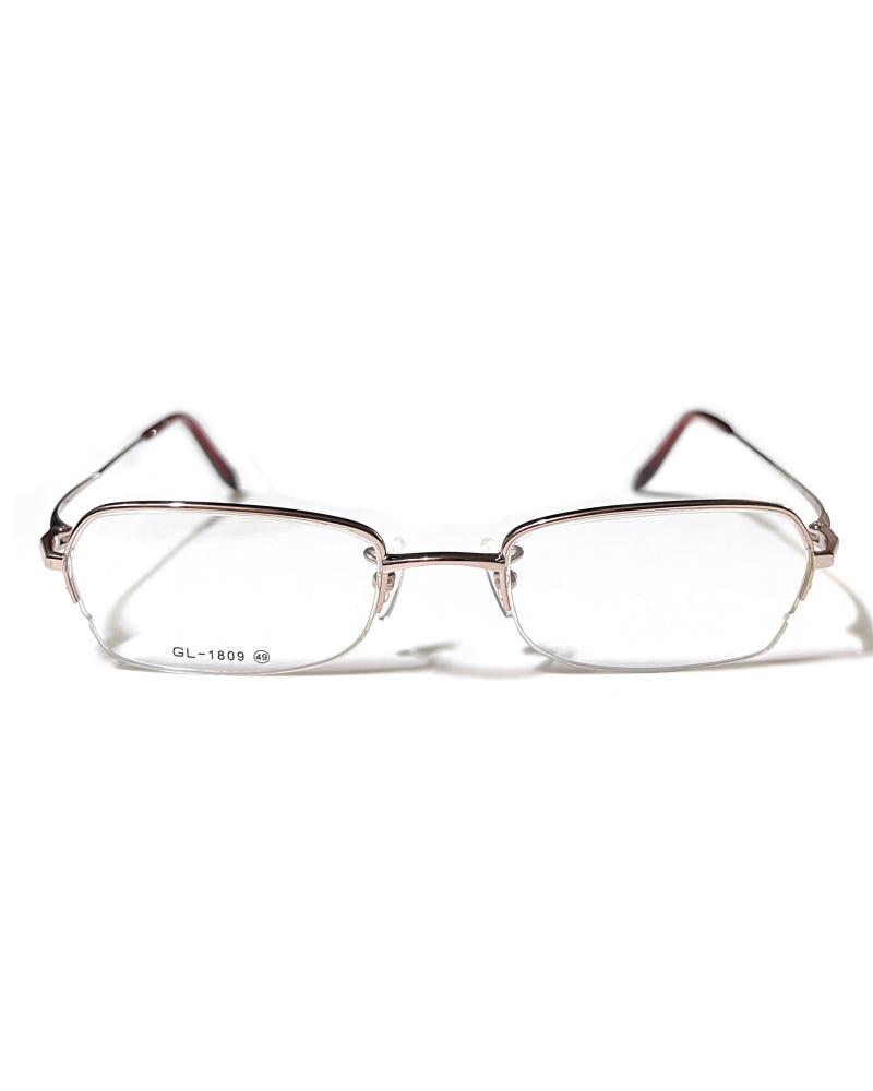 [중고] GALLAN 겔랑 핑크골드 티타늄 반무테 안경