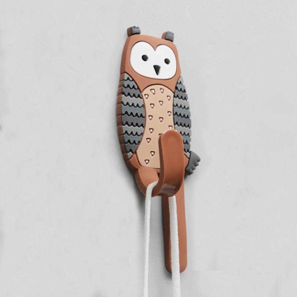 자석후크 현관마스크걸이 자석 고리 현관문 다용도 차키 열쇠 걸이 부엉이