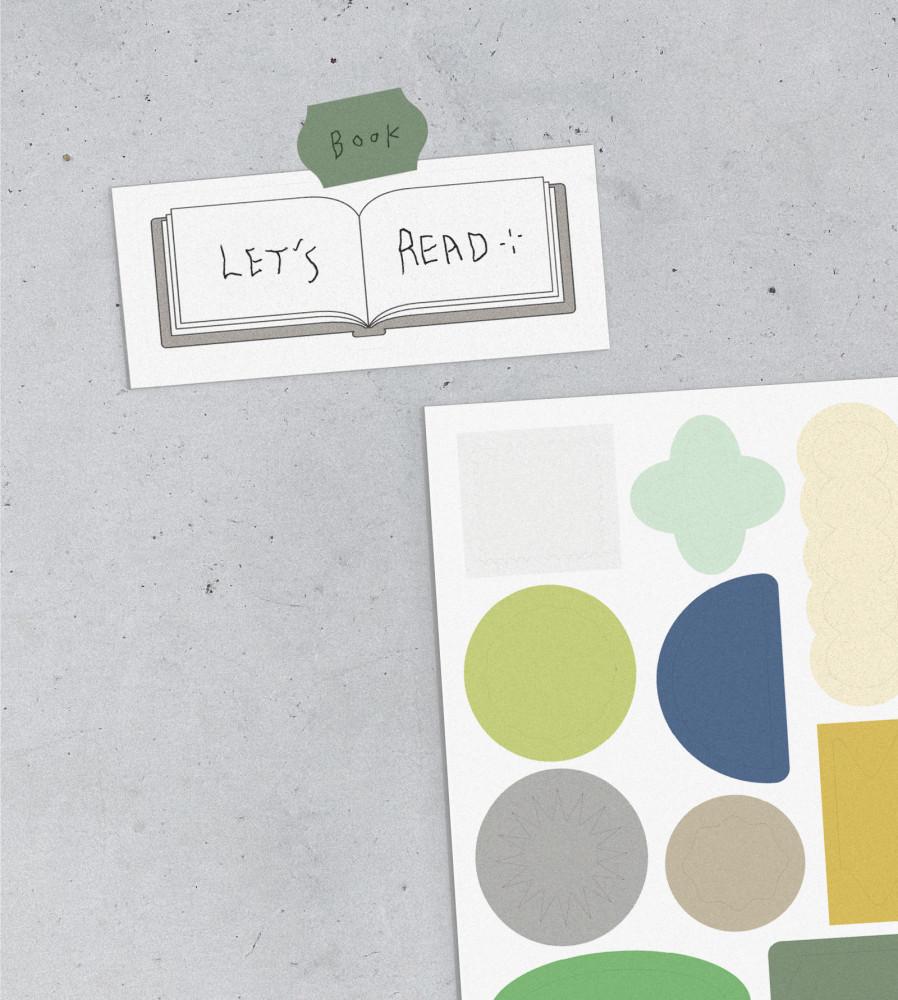 book memo sticker pack 북 메모 스티커팩