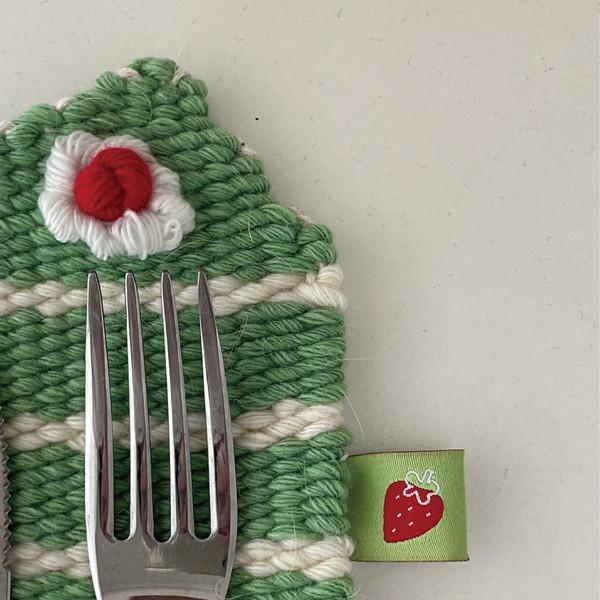 Strawberry Label - Green (4ea) 🍓