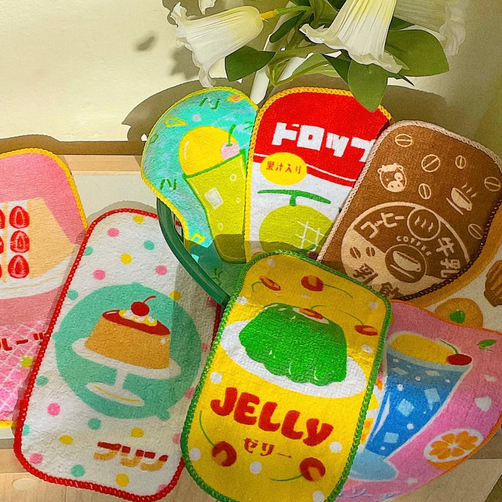 레트로 간식 손수건