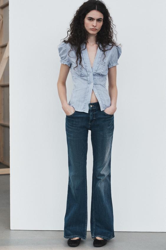 JEANS TRF BOOTCUT 로우라이즈