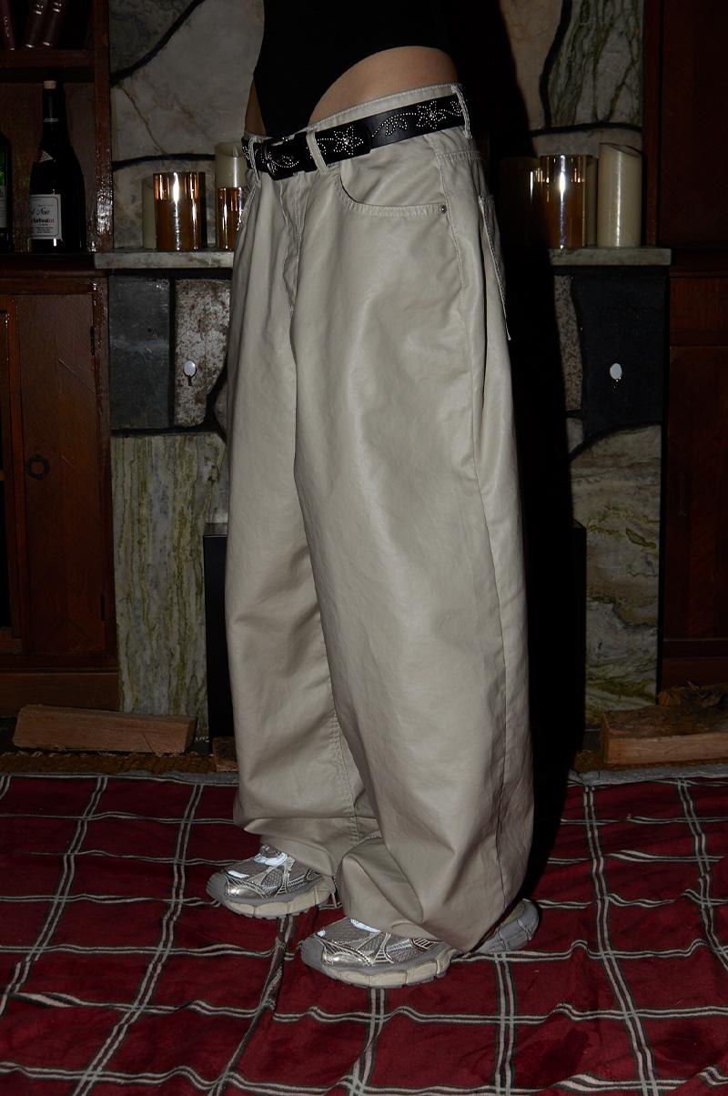 JAY COATING MEGA WIDE CHINO PANTS