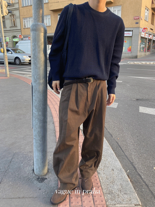 Eva snap wide pants (3color)