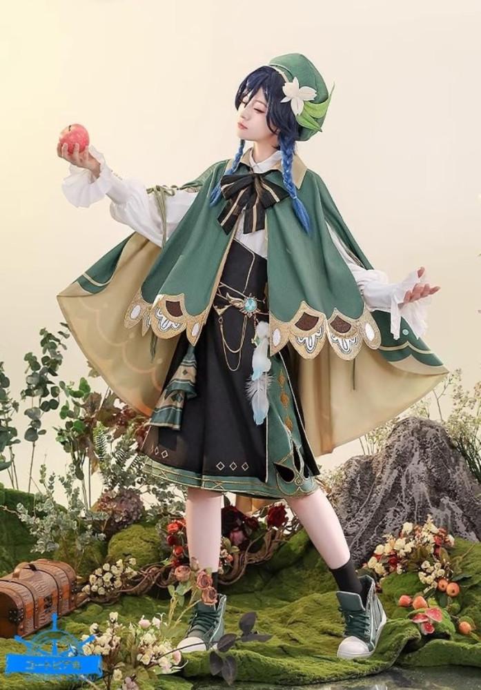 원신 벤티 코스프레 코스프레복 코스튬플레이 파티 할로윈 분장 소품 의상 옷