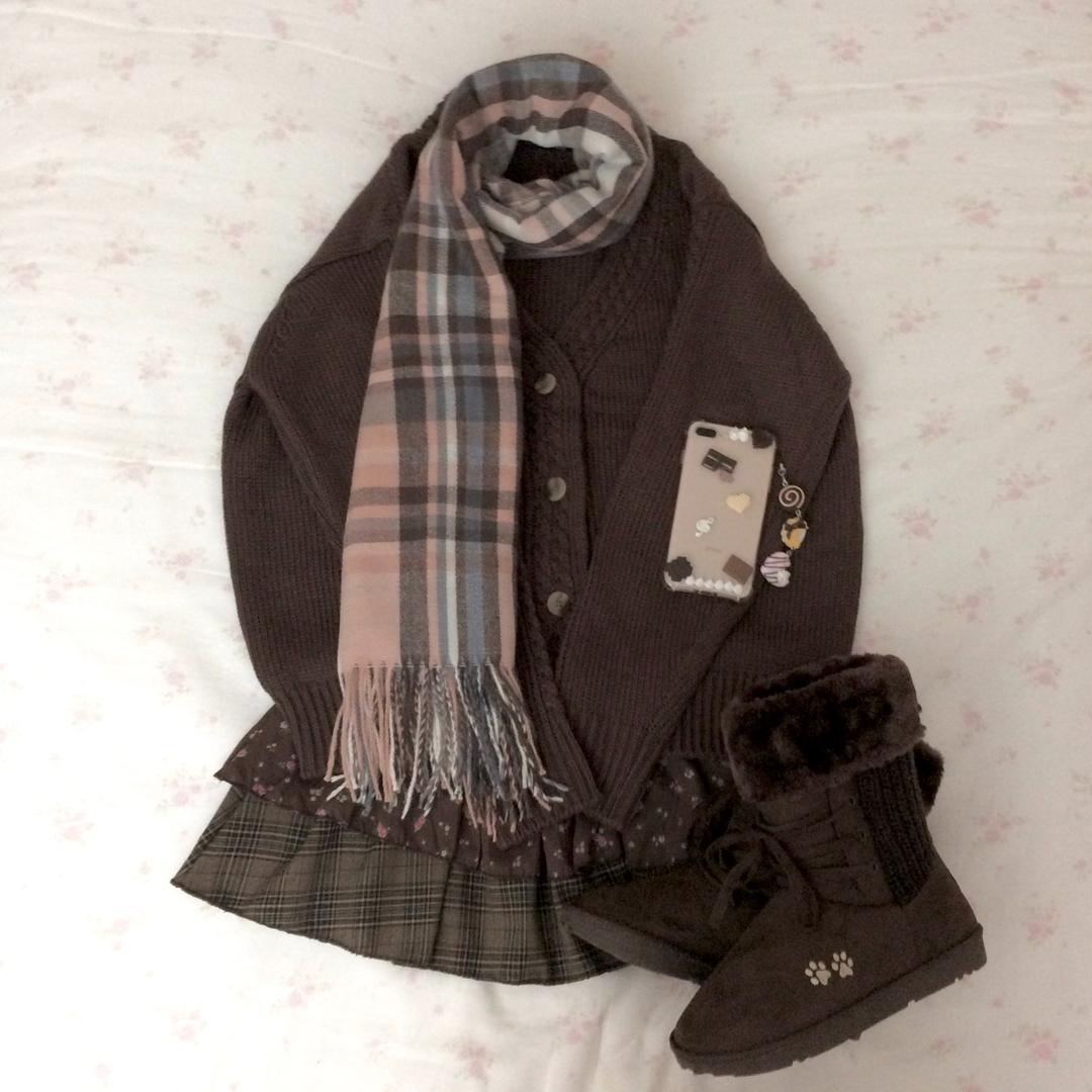waffle cardigan