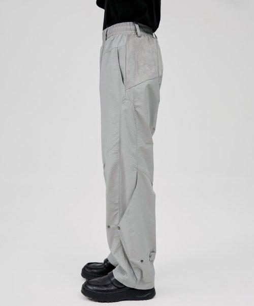 Obtuse Triangle Flap Pants - Gray (FL-226)