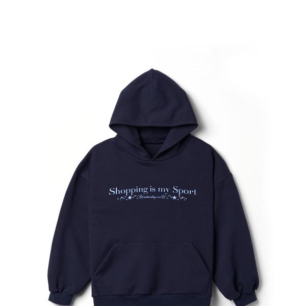 SHOPPING LOGO HOODIE (NAVY)