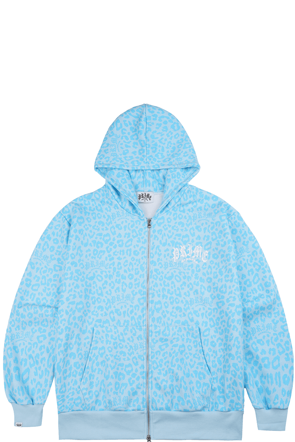 Leopard Zip-Up Hoodie Soda