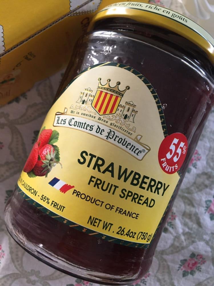 레 콩테 드 프로방스 LES COMTES DE PROVENCE 딸기 잼 900G 간편 간식 아침 식빵