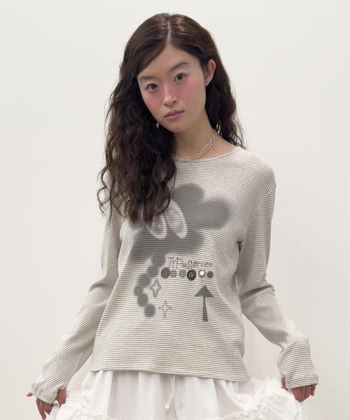 Buttoned Airbrush Top [Ivory]