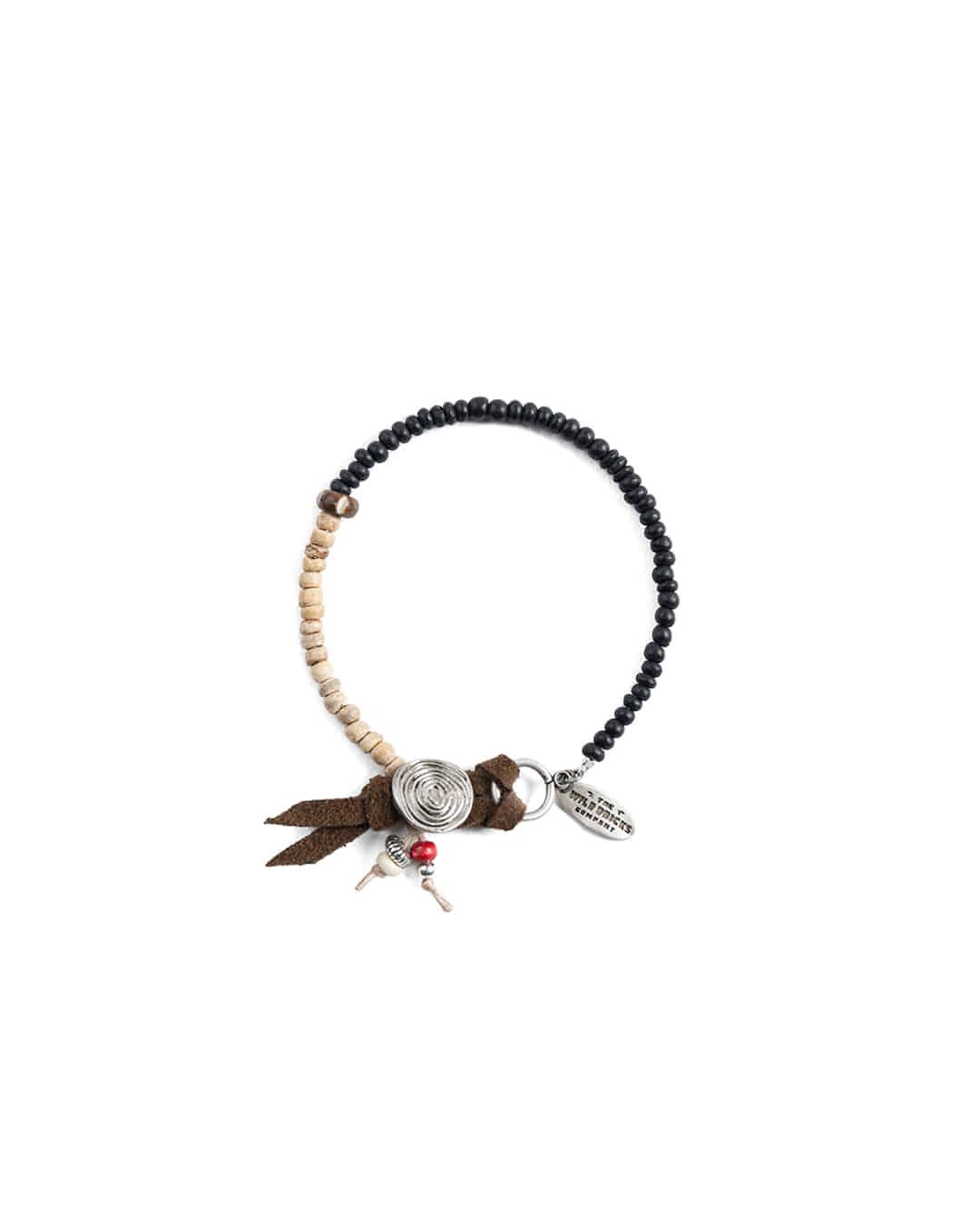 MB ETHNIC BRACELET (black&beige)