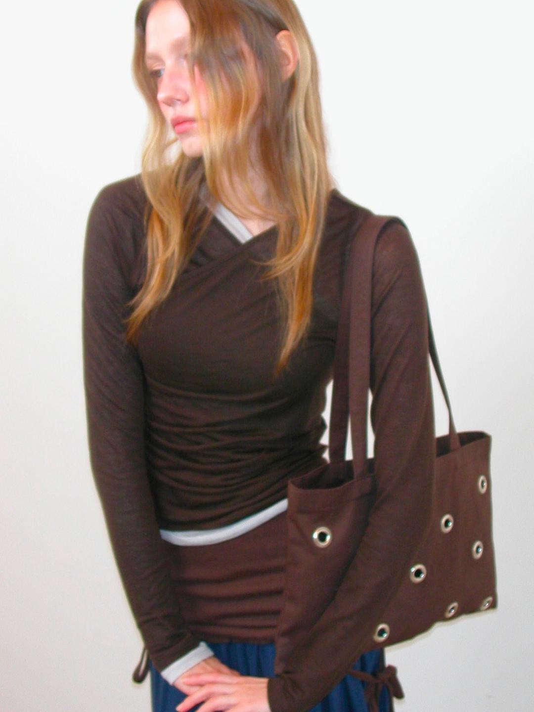 One Shoulder Layered Top Set [4 Color]