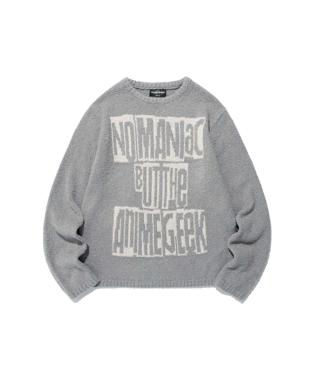 ANIME L/S KNIT TEE[GREY]