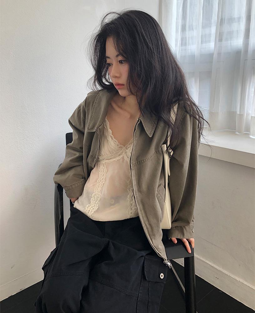 메이비베이비 Fabbrica Jacket (카키브라운)