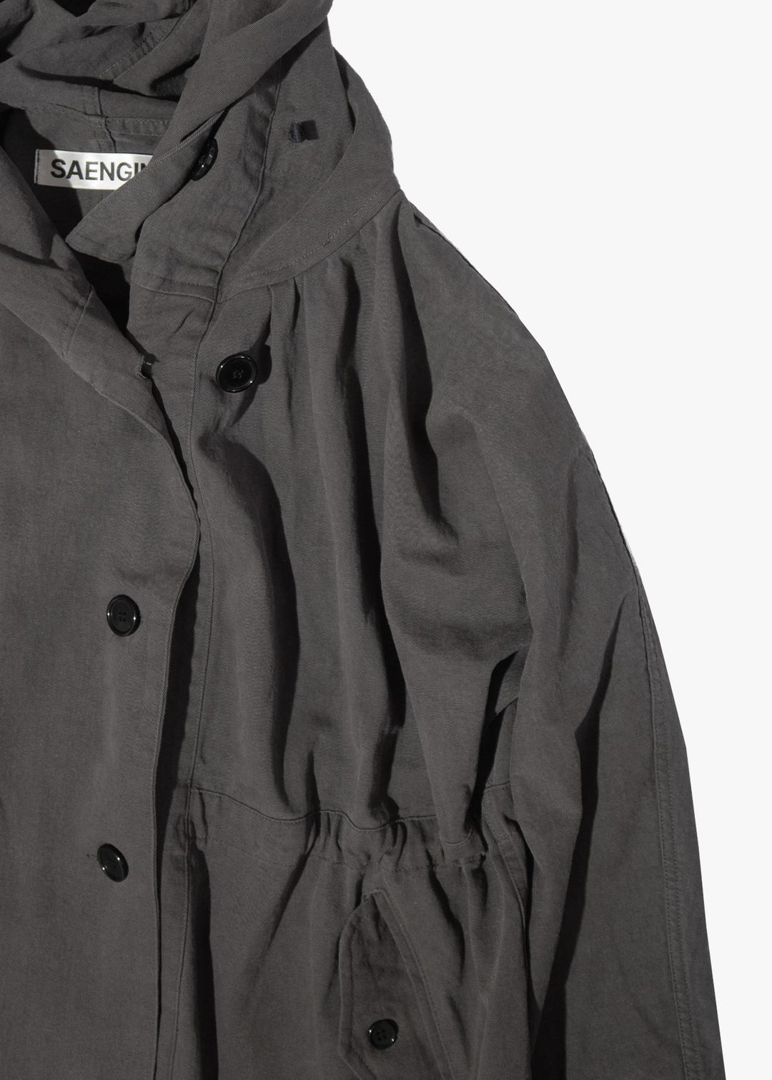 [3/16 출고] MACKINAW COWL JACKET - CHARCOAL