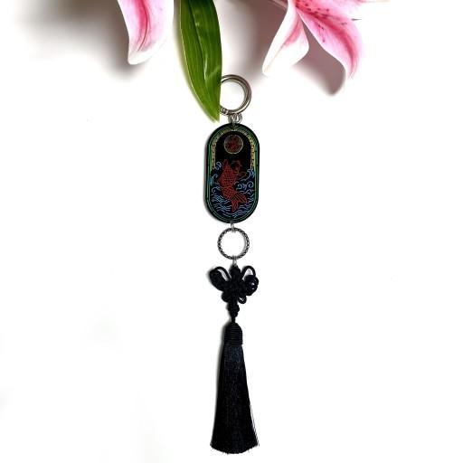 아이디어스단독)홍콩 네온사인 잉어 노리개키링(심플)