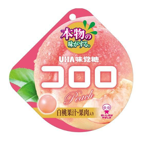 UHA 코로로젤리 복숭아 40g