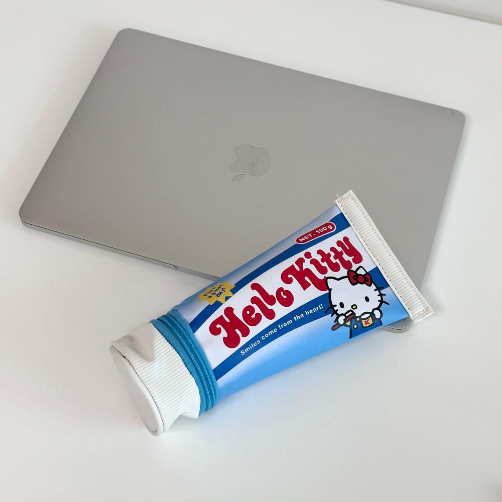 키티 치약 필통 헬로키티 귀여운 펜슬케이스 파우치