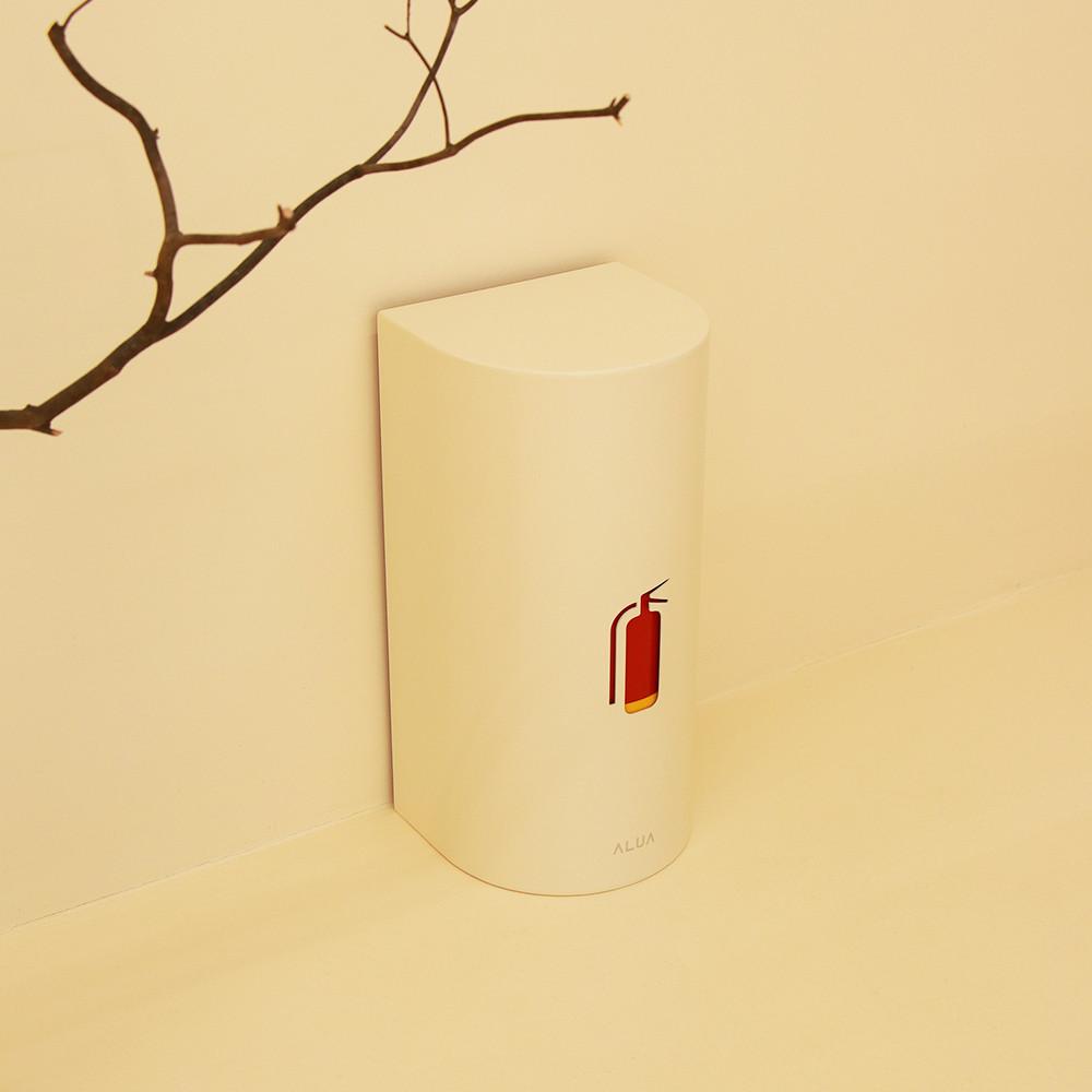 알루아 소화기 완전가림막 박물관 관공서 소화기 받침대 업소용 3.3kg 하론 커버 덮개