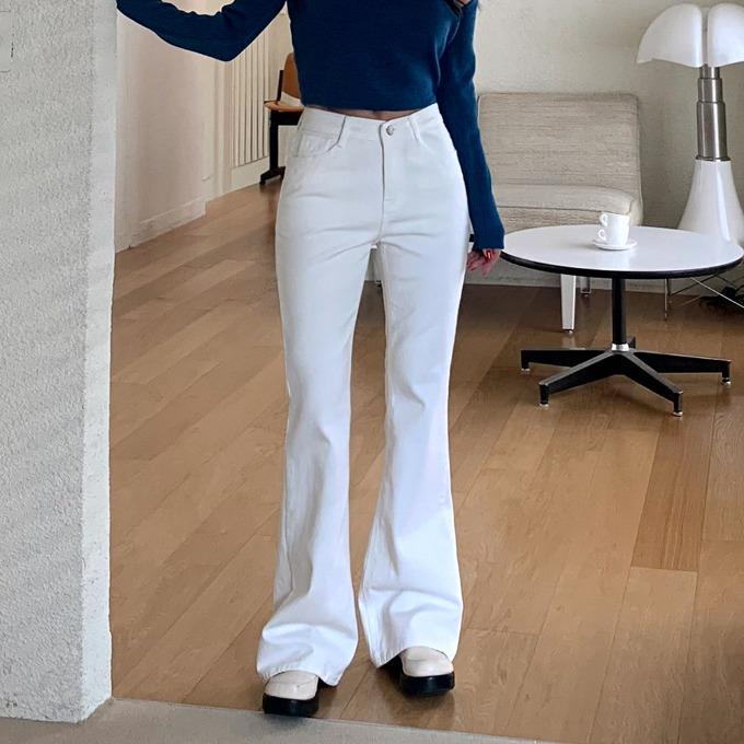 (+영상)[MADE] 블림진 원데이 반로우 난스판 코튼 부츠컷 팬츠 (기장선택, XS-L)