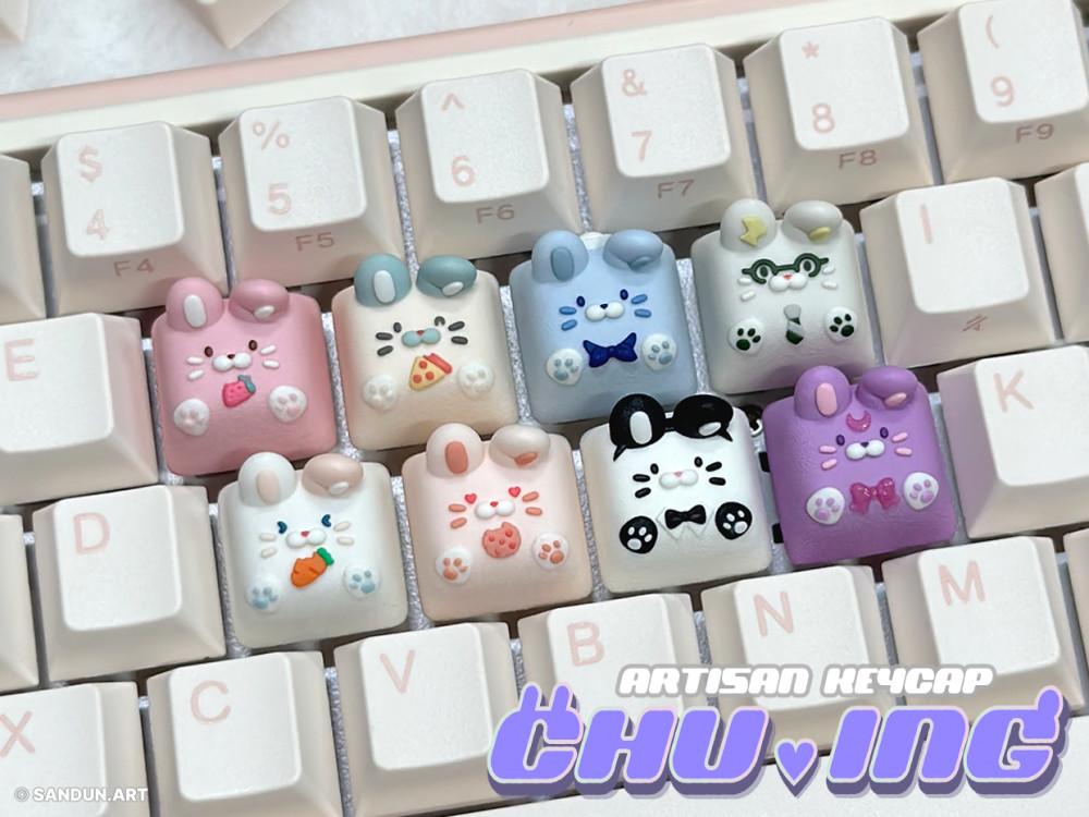 츄잉 아티산 키캡 기계식키보드 전용 아티산키캡