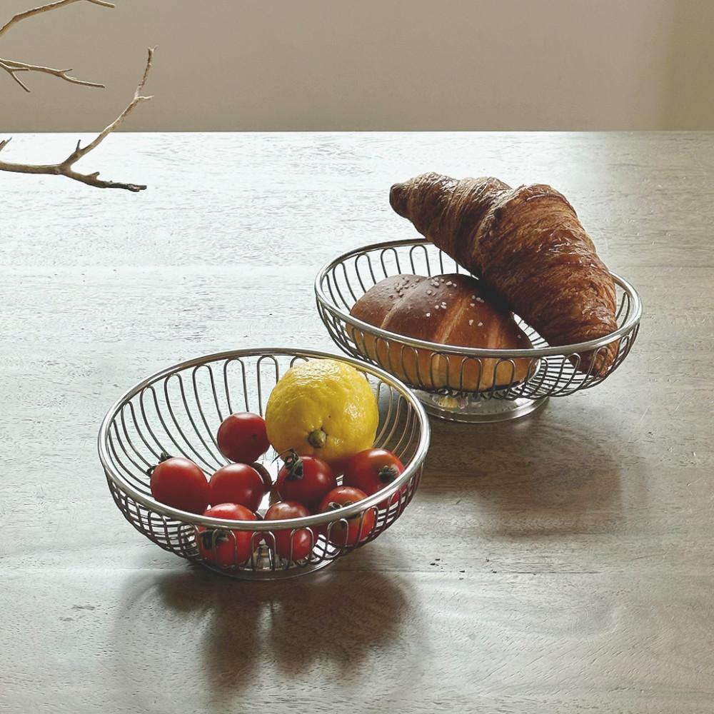 포포페리아 스텐 와이어 철제 바스켓 바구니 튀김 과일 바스켓 바구니