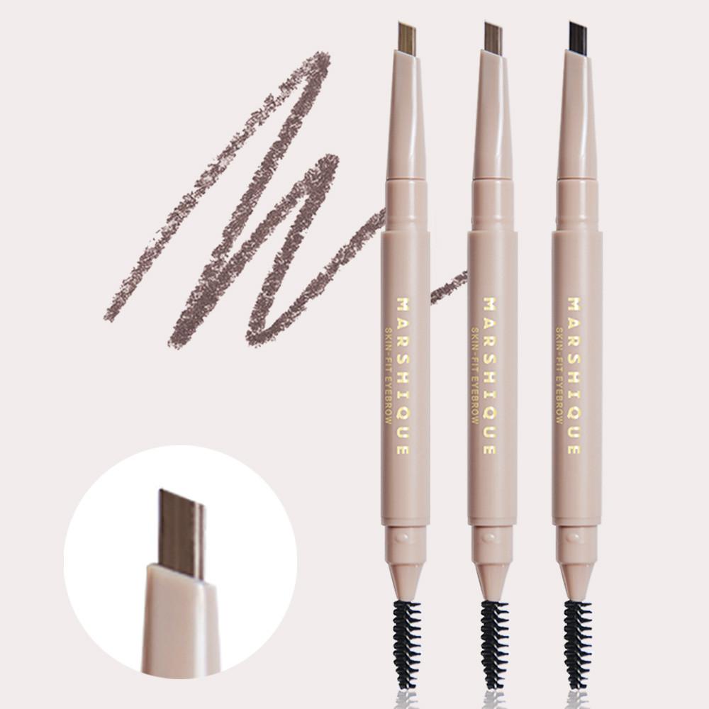 [마르시끄] 스킨핏 아이브로우 펜슬 - 자연스러운 눈썹 펜슬 애쉬 그레이 회색 브라운 연한 갈색