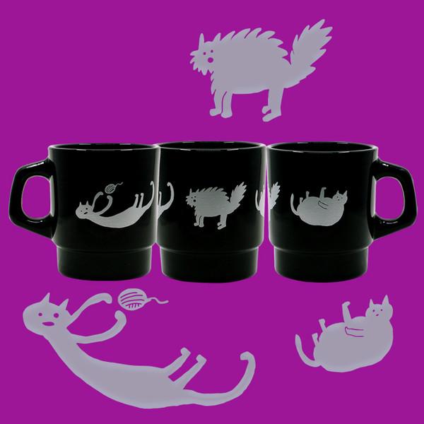 [MURRCCA] Three Cats 머그 250ml