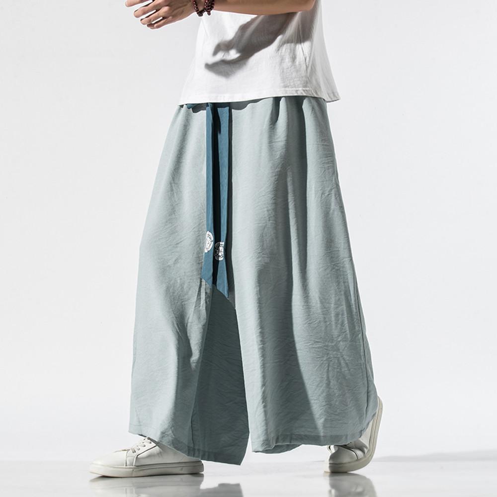 한복 당나라 치마바지 와이드 팬츠 복고 넓은통 스커트 항아리 바지