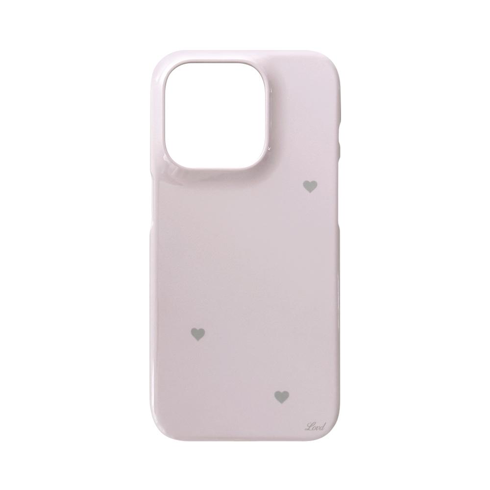 STARRY HEART PHONE CASE PINK (glossy hard)