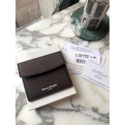 메종 마르지엘라 스티치 카드홀더 브라운 S56UI0295