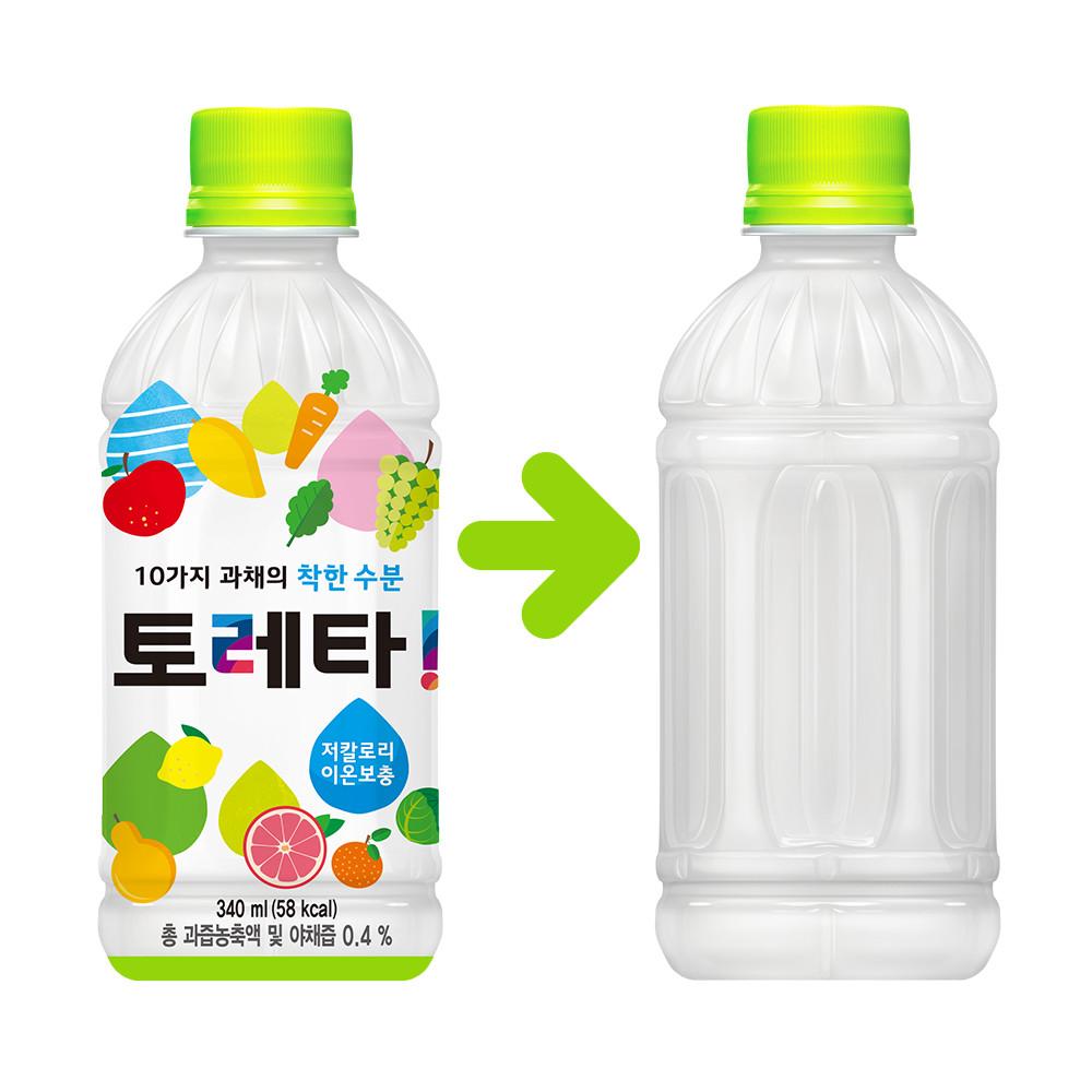 (공식) 토레타 라벨프리 PET 340ml 20개