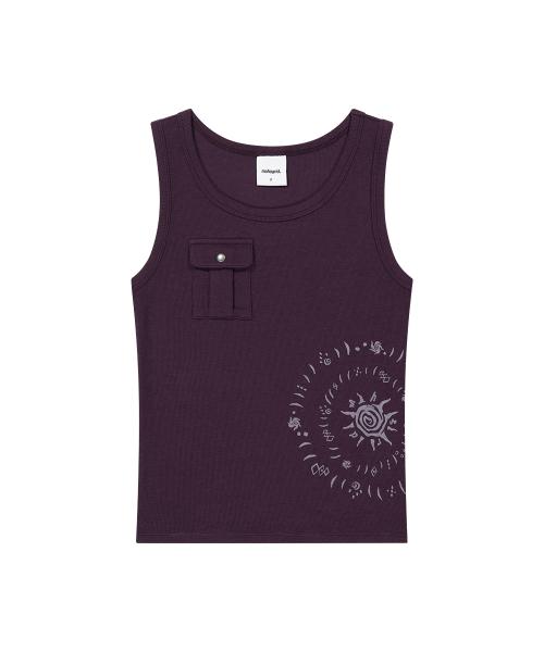 CAVE TANK TOP PURPLE(MG2GMFT547A)