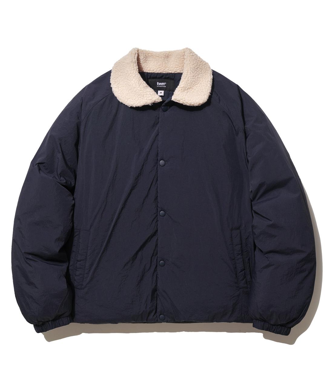 [티떠블유엔] 어반 숏 패딩 다크네이비 LMOT3414