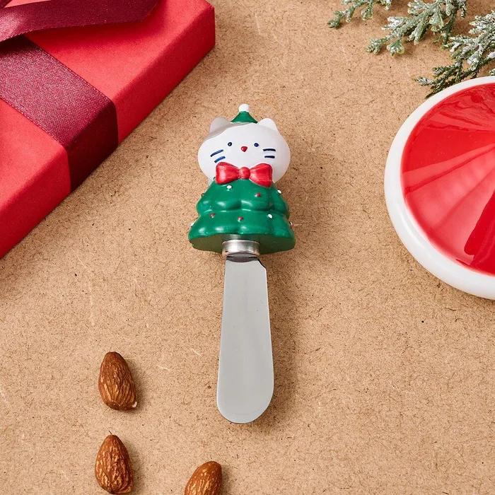 스윗 크리스마스 트리 밀크캣 버터나이프