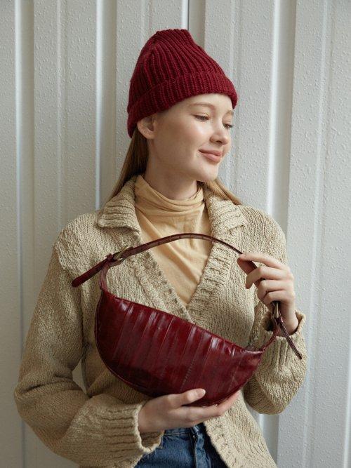 크루아상 미니 백 (와인)