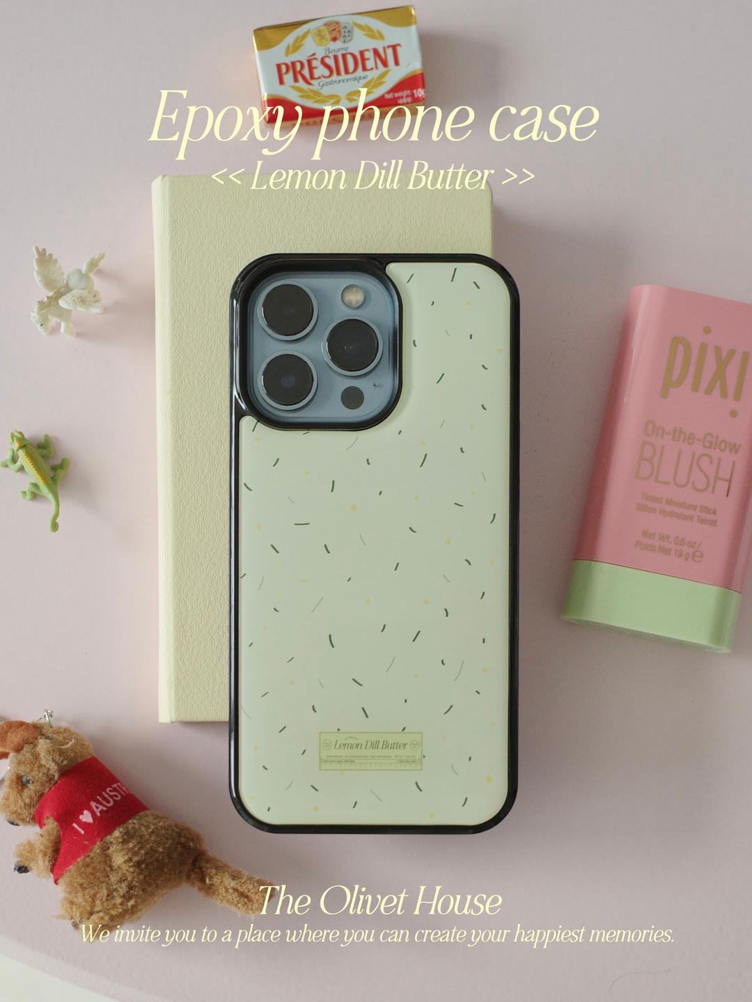 lemon dill butter epoxy case