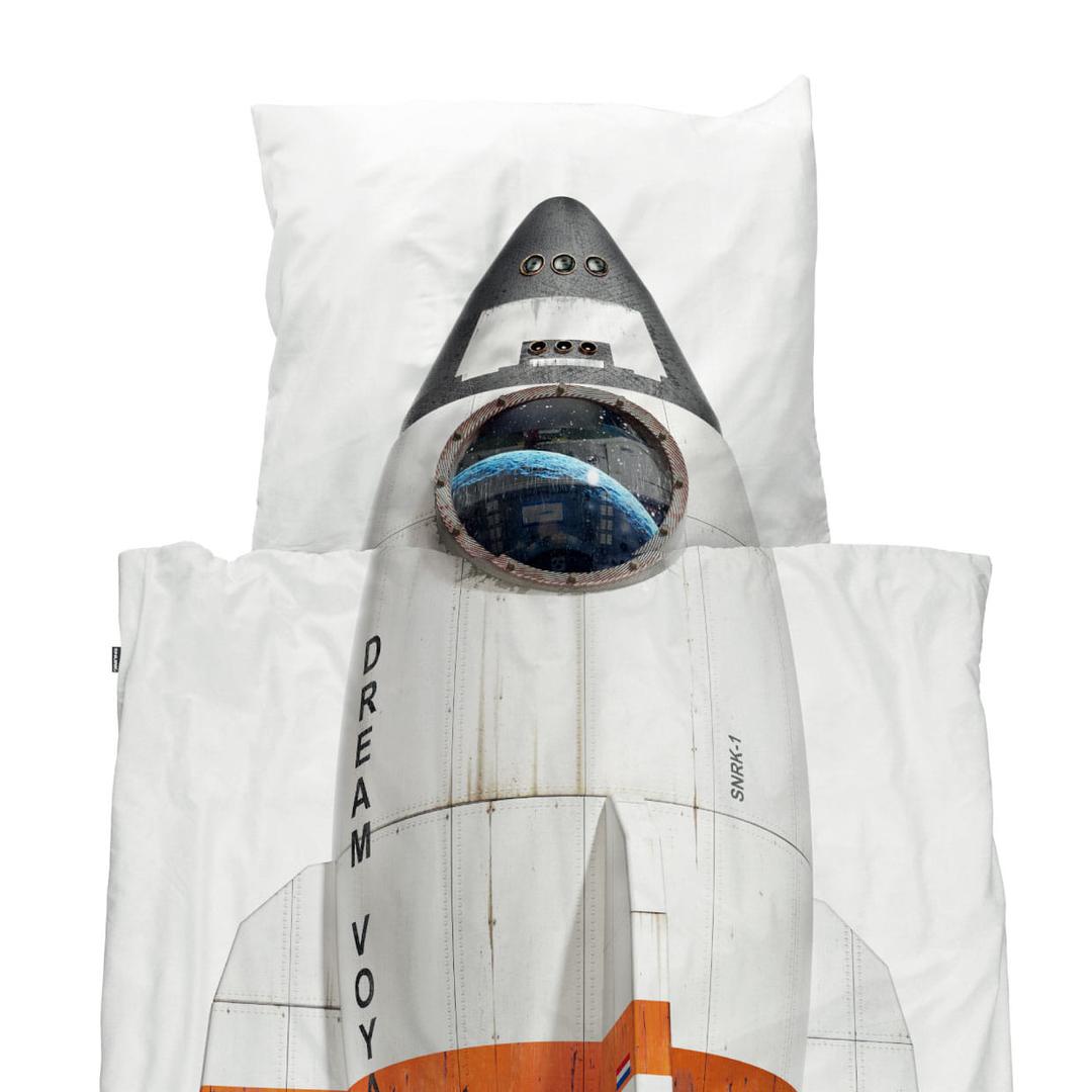 침구 이불커버 베개커버 S/SS 135x200 로켓 우주여행