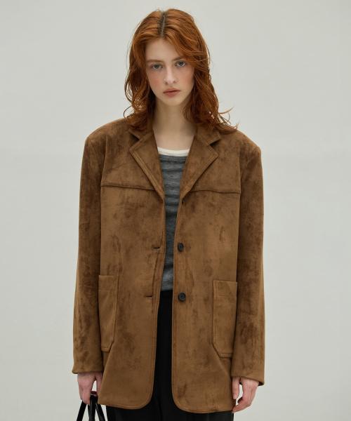 Suede Half Coat_2Color