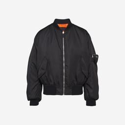 Prada Re-Nylon Bomber Jacket Black