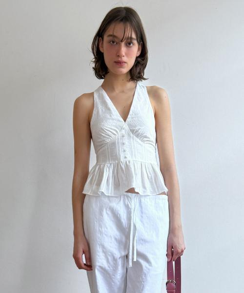 Rose Sleeveless (Cream)