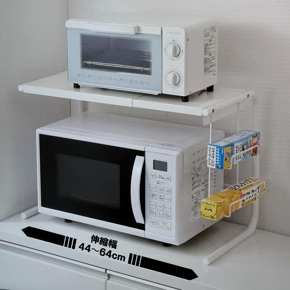 니토리 전자렌지 선반 거치대 미니 오븐 렉 레인지대  발뮤다랙 소형 밥솥다이 길이조절가능