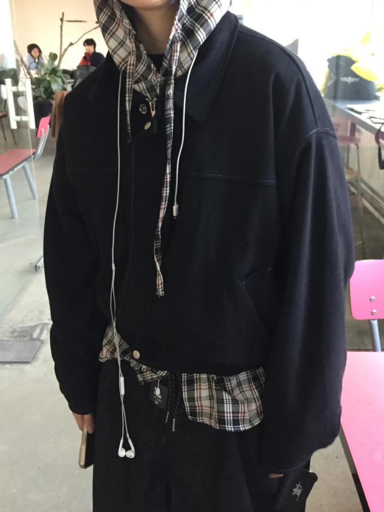 크리드 스웨이드 스티치 자켓